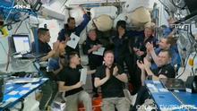 Axiom-2-Crew zurück auf der Erde