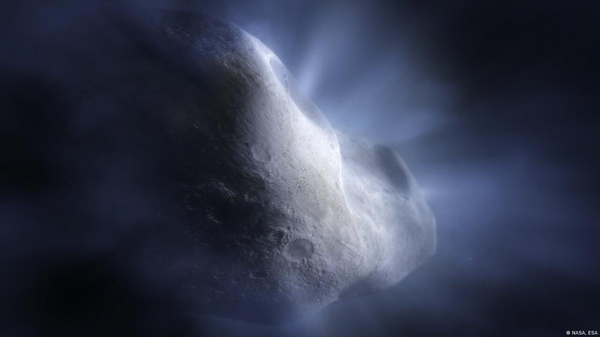 Detectan por primera vez vapor de agua en un extraño cometa