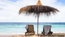 25/01/2023 **beach chairs on beautiful tropical beach