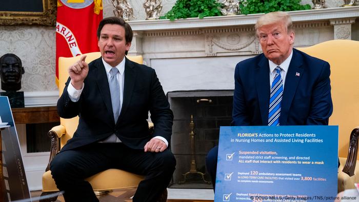 Donald Trump und Ron DeSantis