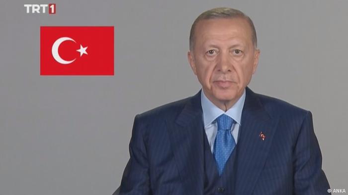 Türkei | Rede von Recep Tayyip Erdoğan auf TRT