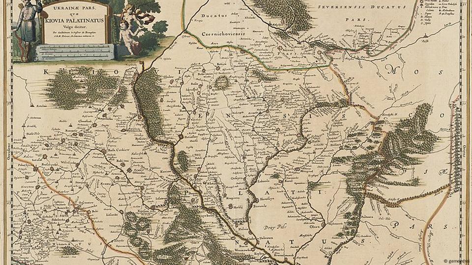 Урок для Путина: Украина на старинных европейских картах – DW – 28.05.2023