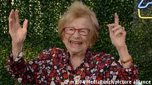 FLUSHING NY- AUGUST 29: **NO NY NEWSPAPERS** Karola Ruth Westheimer aka Dr. Ruth arrives on the carpet during the 2022 US Open Tennis at the USTA Billie Jean King National Tennis Center on August 29, 2022 in Flushing Queens. Credit: mpi04/MediaPunch