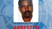 ***ACHTUNG: Schlechte Bildqualität - nicht als ROAD-Aufmacherbild geeignet!******Nur im Artikel verwenden!***
Fulgence Kayishema
https://www.irmct.org/en/news/ictr-fugitive-fulgence-kayishema-arrested