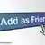'Add as friend' button