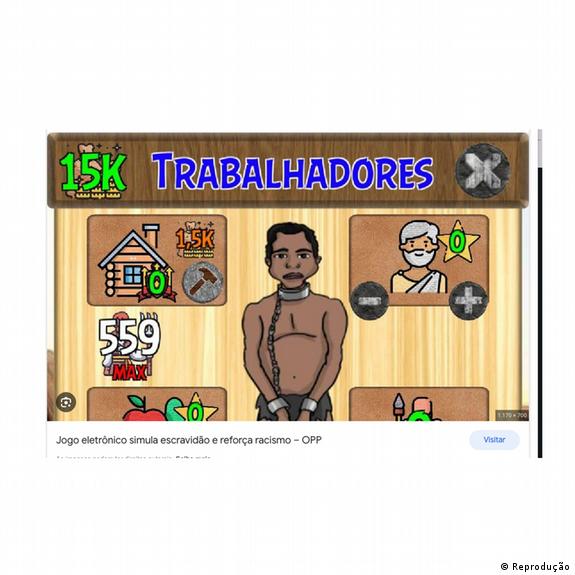 Simulador de Escravidão: jogo eletrônico que reforça racismo sai do ar -  tudoep
