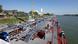Deutschland BASF Niedrigwasser-Lastschiff Deutschland BASF Niedrigwasser-Lastschiff