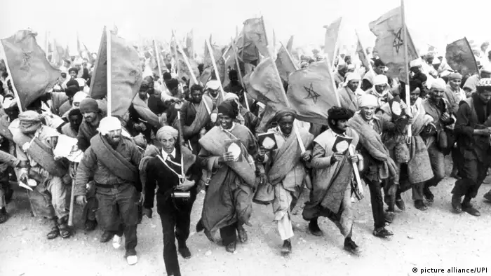 نظم المغرب المسيرة الخضراء بتاريخ 6 نوفمبر تشرين ثاني 1975