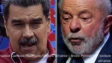 Brazilian President Luiz Inacio Lula da Silva speaks during a meeting with businessmen to celebrate Industry Day at the Federation of Industries of the State of Sao Paulo headquarters, in Sao Paulo, Brazil, Thursday, May 25, 2023. (AP Photo/Andre Penner)
[President Nicolas Maduro gestures during a march to commemorate international workers day in Caracas, Venezuela, May 1, 2023. (Photo by Javier Campos/NurPhoto)
