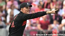 Soccer Football - Bundesliga - FC Cologne v Bayern Munich - RheinEnergieStadion, Cologne, Germany - May 27, 2023
Bayern Munich coach Thomas Tuchel reacts REUTERS/Benjamin Westhoff DFL REGULATIONS PROHIBIT ANY USE OF PHOTOGRAPHS AS IMAGE SEQUENCES AND/OR QUASI-VIDEO.