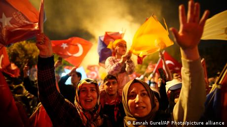 Türkei Präsidentschaftswahl Erdogans Anhänger