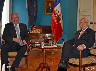 Erik Bettermann mit meet's with Chile's President Sebastian Pinera