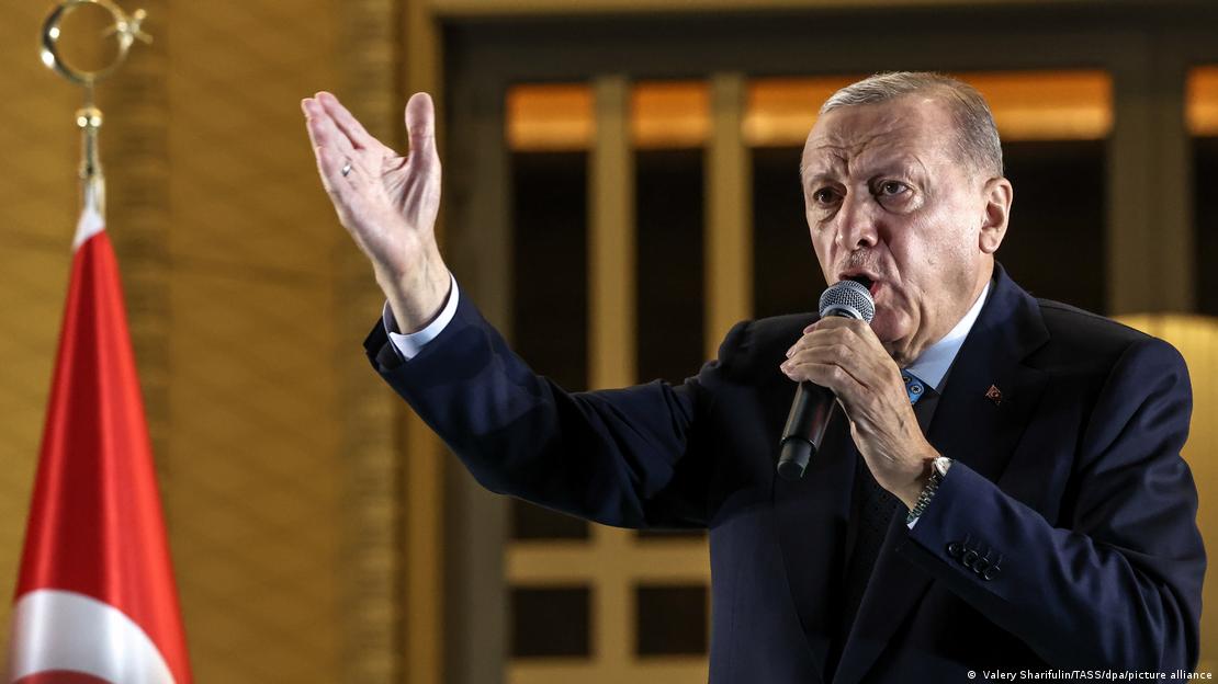 Ο πρόεδρος Ερντογάν σε ομιλία του μετά τις εκλογές