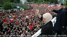 Türkei, Ankara | Erdogan am Abend nach der gewonnenen Stichwahl