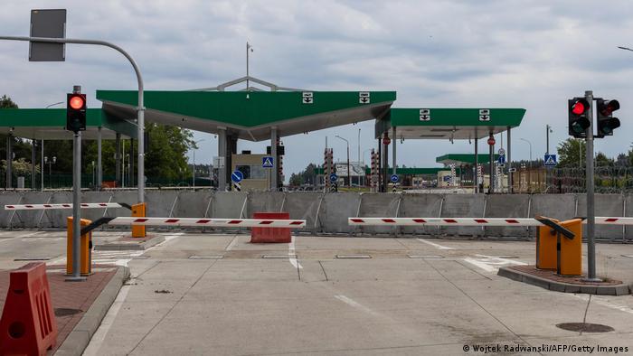 Polnisch-belarussischer Grenzübergang in Kuznica