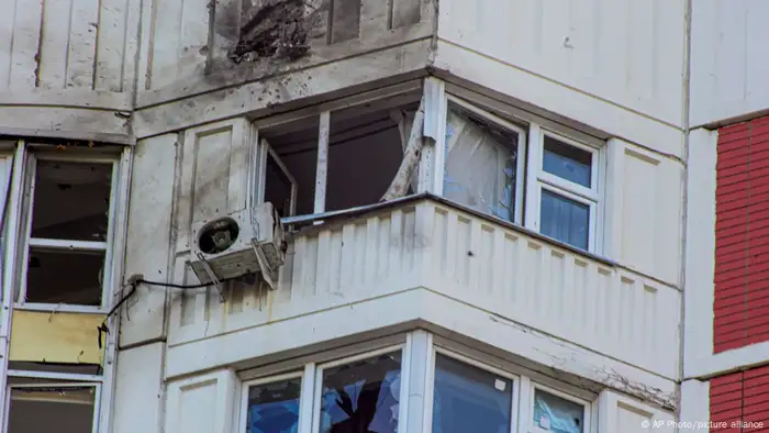 莫斯科数栋建筑5月30日遭到无人机袭击受损