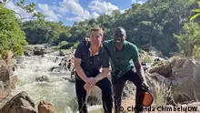 Knut and Chiponda at Chongwe Falls in the Lower Zambezi National Park, 2023