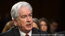 CIA Director William Burns testifies during a Senate Intelligence Committee hearing on worldwide threats, in Washington, DC, on March 8, 2023. (Photo by Mandel NGAN / AFP) (Photo by MANDEL NGAN/AFP via Getty Images)