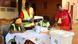 Electoral workers at a polling station in Bissau Electoral workers at a polling station in Bissau