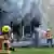 آتش سوزی در یک اقامتگاه مهاجران در شهر توبینگن در جون سال ۲۰۲۳