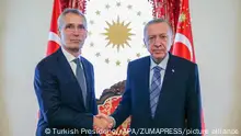 June 4, 2023, Istanbul, Istanbul, Turkey: Turkish President Recep Tayyip Erdogan receives Secretary General of the North Atlantic Treaty Organization (NATO) Jens Stoltenberg in Istanbul, on June 4, 2023 (Credit Image: © Turkish Presidency/APA Images via ZUMA Press Wire