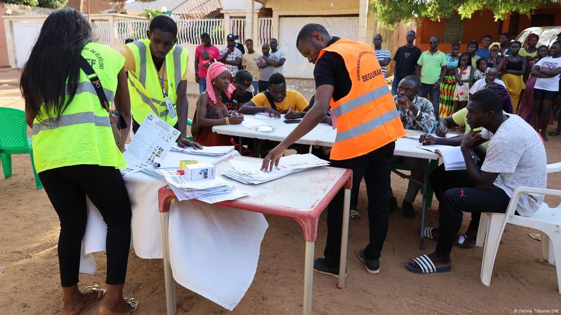 Guinea-Bissau Wahlen Wahllokal 