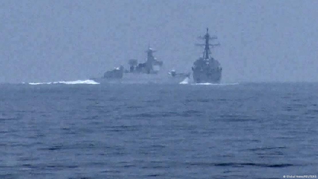 Luftanija kineze pret rrugën e shkatërruesit amerikan USS Chung-Hoon