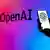 Logo de OpenAI y ChatGPT.