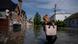 Затопленная улица в Херсоне после прорыва плотины ГЭС