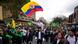 Los partidarios del gobierno se manifiestaron en Bogotá en apoyo del presidente colombiano Gustavo Petro y sus reformas. Los partidarios del gobierno se manifiestaron en Bogotá en apoyo del presidente colombiano Gustavo Petro y sus reformas.