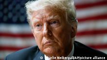 Former President Donald Trump attends an event with supporters at the Westside Conservative Breakfast, in Des Moines, Iowa, Thursday, June 1, 2023. (AP Photo/Charlie Neibergall)