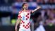 Luka Modric gestures in a Croatia jersey Luka Modric gestures in a Croatia jersey