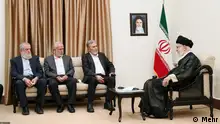 Besuch von Führer von Jihad Islami Palestina bei Ali Khamenie, dem iranischen Führer
Quelle: Mehr
Copyright: frei