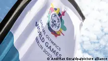 A flag for the Special Olympics World Games Berlin 2023