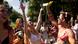 People cheering and celebrating the Pride Parade People cheering and celebrating the Pride Parade