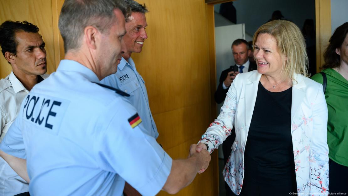 Bundesinnenministerin Nancy Faeser in Tunesien