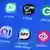 Logos verschiedener ChatGPT-Apps