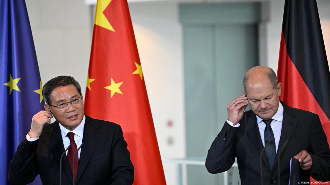 Gjermani-Kinë: Bisedimet Ndërqeveritare, pamje nga konferenca e shtypit e kancelarit Olaf Scholz dhe kryeministrit kinez Li Qiang 