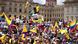 Miles de manifestantes protestaron contra las reformas de Gustavo Petro en la Plaza de Bolívar, en Bogotá, el 20 de junio de 2023. Miles de manifestantes protestaron contra las reformas de Gustavo Petro en la Plaza de Bolívar, en Bogotá, el 20 de junio de 2023.