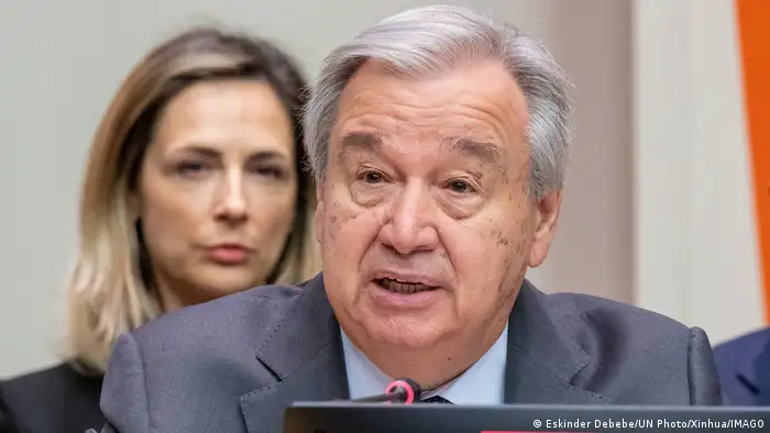 وصف الأمين العام للأمم المتحدة أنطونيو غوتيريش اتفاق الحبوب بكونه منارة أمل (19/6/2023)