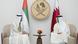 Der Emir von Katar, Tamim bin Hamad Al-Thani, und Muhammad bin Zayid Al Nahyan, Präsident der Vereinigten Arabischen Emirate, bei einer Unterredung in Doha, Dezember 2022 Der Emir von Katar, Tamim bin Hamad Al-Thani, und Muhammad bin Zayid Al Nahyan, Präsident der Vereinigten Arabischen Emirate, bei einer Unterredung in Doha, Dezember 2022