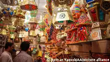 JEDDAH, SAUDI ARABIA - MARCH 20: A view of Ramadan ornaments for the oncoming holy month of Ramadan in Jeddah, Saudi Arabia on March 20, 2023. Ayman Yaqoob / Anadolu Agency