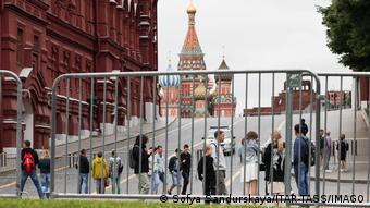 莫斯科红场区域已经封锁