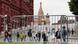 Barriers seen at Red Square in Moscow Barriers seen at Red Square in Moscow