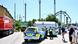Police cordon off the Gröna Lund amusement park in Stockholm, Sunday, June 25, 2023. Police cordon off the Gröna Lund amusement park in Stockholm, Sunday, June 25, 2023.