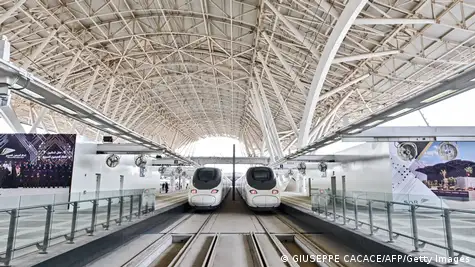قطار الحرمين السريع الذي يربط أيضا مكة المكرمة بالمدينة المنورة - ديسمبر/ كانون الأول 2019 