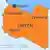 Karte Libyen Provinzen Tripolitania, Cyrenaica, Fezzan DW-Grafik: Olof Pock Libyen.jpg