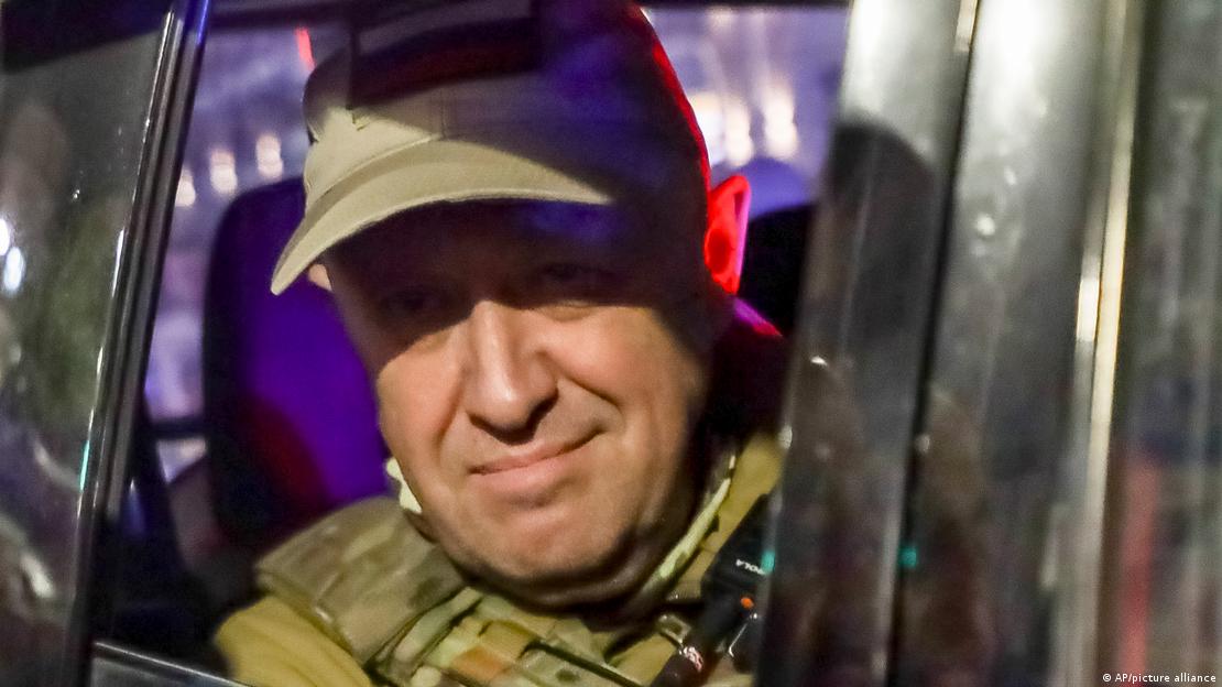 Євген Пригожин під час заколоту в Ростові-на-Дону
