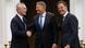 Olanda Jens Stoltenberg (stânga), Klaus Iohannis și Mark Rutte Olanda Jens Stoltenberg (stânga), Klaus Iohannis și Mark Rutte
