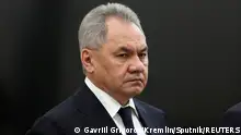 26.06.2023*****Russian Defence Minister Sergei Shoigu attends a meeting of President Vladimir Putin with heads of security services in Moscow, Russia, June 26, 2023. Sputnik/Gavriil Grigorov/Kremlin via REUTERS ATTENTION EDITORS - THIS IMAGE WAS PROVIDED BY A THIRD PARTY. TPX IMAGES OF THE DAY 